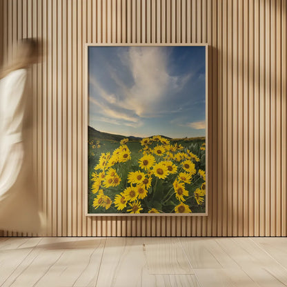 Methow Valley Wildflowers II by Alan Majchrowicz. shown as over sized large wall art. Available as an archival giclee rolled canvas, fine art paper, or poster print. SKU 33791h.