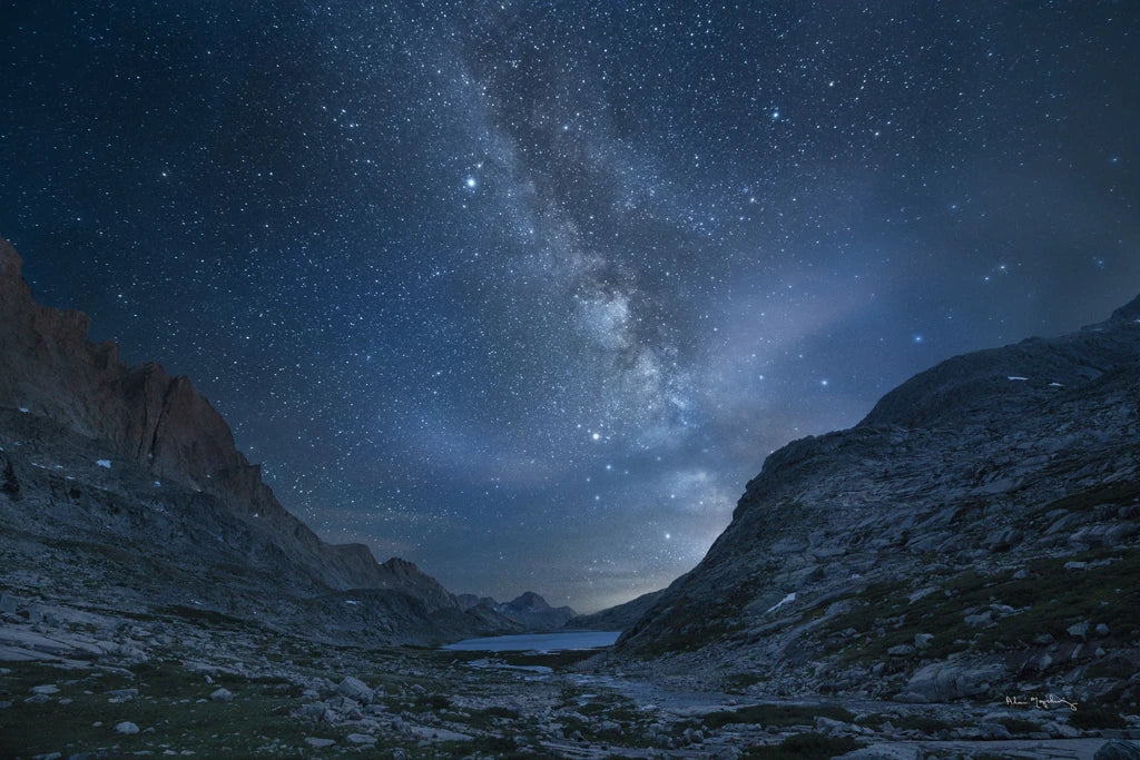 Milky Way Over Upper Titcomb Basin by Alan Majchrowicz