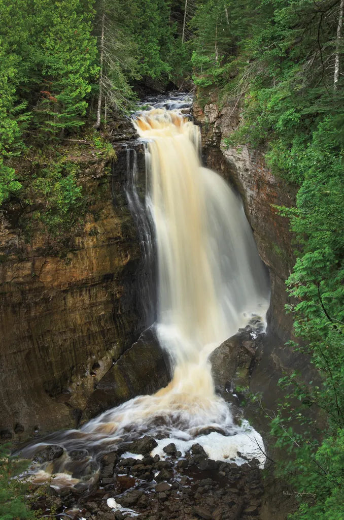 Miners Falls Michigan by Alan Majchrowicz. SKU 50165h. Archival Giclee Fine art print for wall decor.