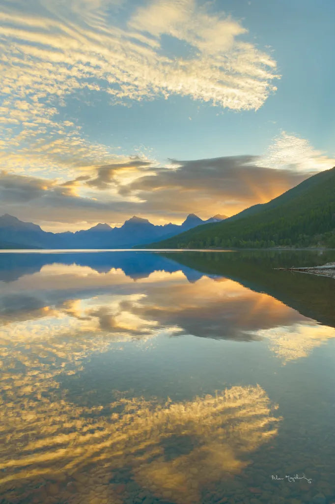 Montana Sunrise by Alan Majchrowicz. SKU 68098h. Archival Giclee Fine art print for wall decor.
