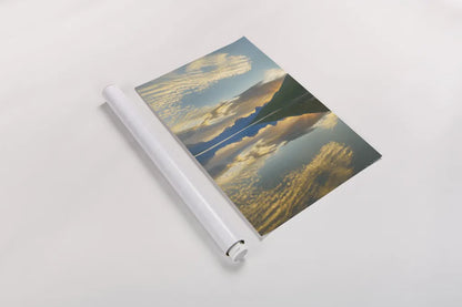 Montana Sunrise by Alan Majchrowicz. shown as a rolled paper print. Available as archival giclee rolled canvas, fine art paper, or poster print. SKU 68098h.