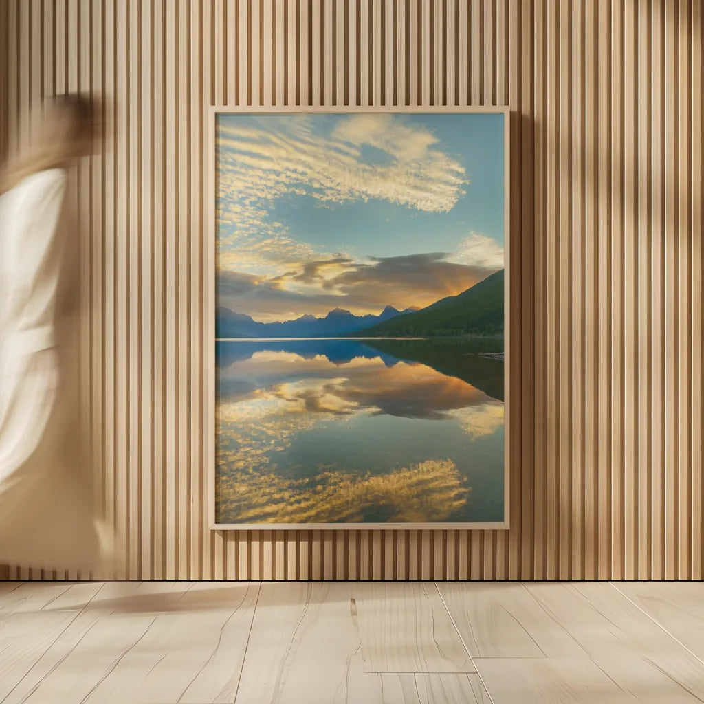 Montana Sunrise by Alan Majchrowicz. shown as over sized large wall art. Available as an archival giclee rolled canvas, fine art paper, or poster print. SKU 68098h.