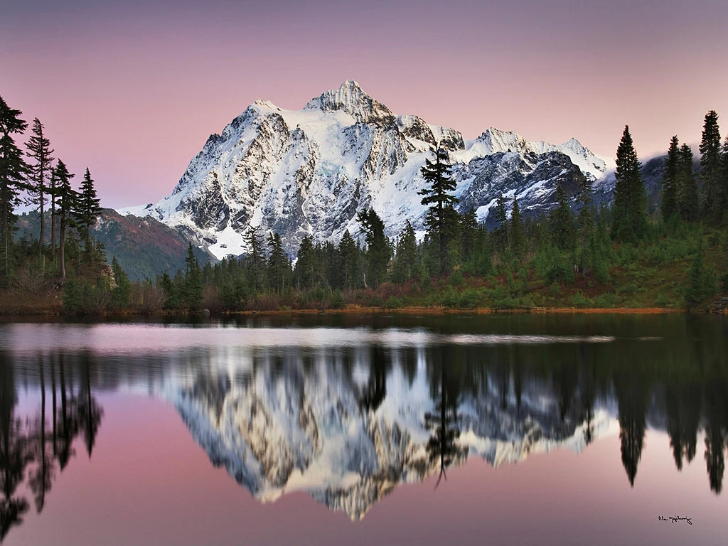 Mount Shukan Reflection II by Alan Majchrowicz