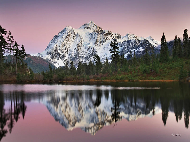 Mount Shukan Reflection II by Alan Majchrowicz