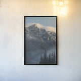 Mount Tupper View by Alan Majchrowicz. shown as a paper print in a black flame. Available as a archival giclee rolled canvas, fine art paper, or poster print. SKU 90655h.