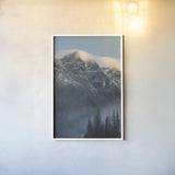 Mount Tupper View by Alan Majchrowicz. shown as a paper print in a white frame. Available as a archival giclee rolled canvas, fine art paper, or poster print. SKU 90655h.