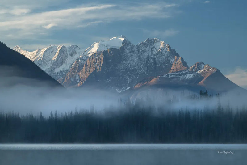 Mount Vaux and Emerald Lake by Alan Majchrowicz. SKU 90657i. Archival Giclee Fine art print for wall decor.