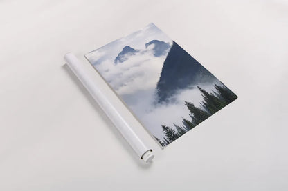 Mountain Fog by Alan Majchrowicz. shown as a rolled paper print. Available as archival giclee rolled canvas, fine art paper, or poster print. SKU 77221h.