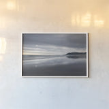 Nehalem Beach Oregon by Alan Majchrowicz. shown as a paper print in a white frame. Available as a archival giclee rolled canvas, fine art paper, or poster print. SKU 71677i.