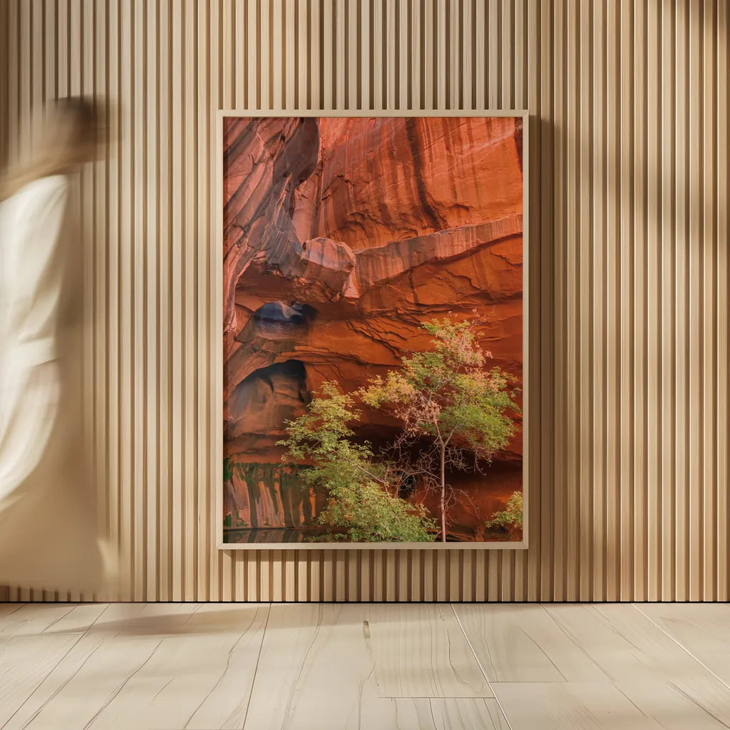 Neon Canyon III by Alan Majchrowicz. shown as over sized large wall art. Available as an archival giclee rolled canvas, fine art paper, or poster print. SKU 53874h.