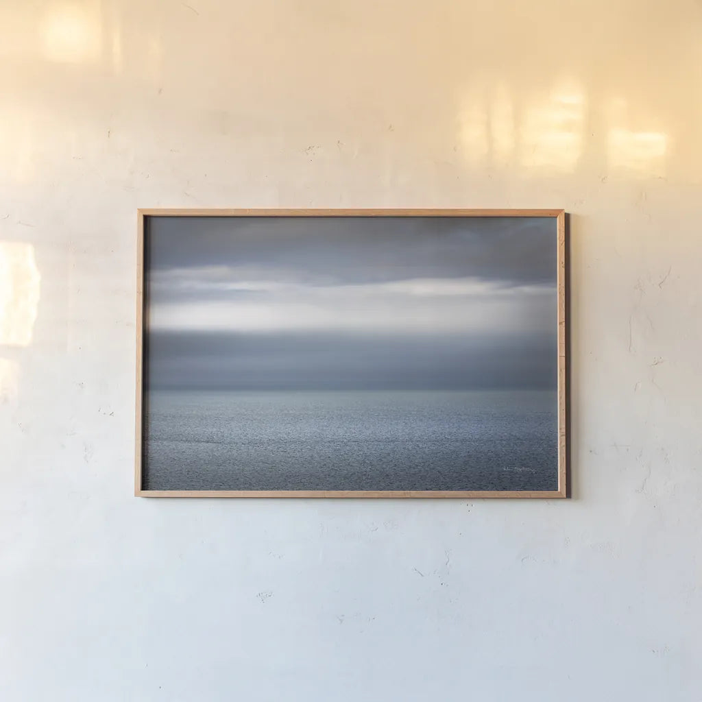 New Brunswick Bay by Alan Majchrowicz. shown as a paper print in a natural frame. Available as a archival giclee rolled canvas, fine art paper, or poster print. SKU 71202i.