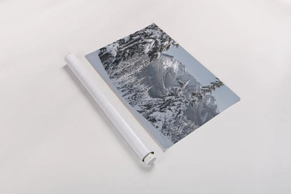 Nooksack Ridge in Winter by Alan Majchrowicz. shown as a rolled paper print. Available as archival giclee rolled canvas, fine art paper, or poster print. SKU 60625i.