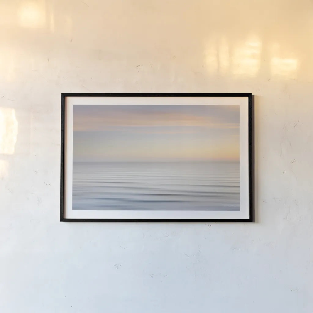 On the Horizon I by Alan Majchrowicz. shown as a paper print in a black flame. Available as a archival giclee rolled canvas, fine art paper, or poster print. SKU 33901i.