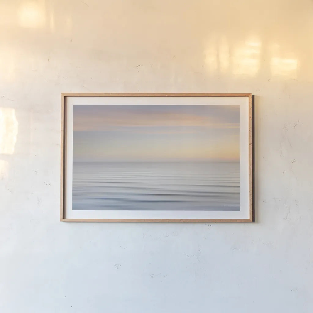 On the Horizon I by Alan Majchrowicz. shown as a paper print in a natural frame. Available as a archival giclee rolled canvas, fine art paper, or poster print. SKU 33901i.