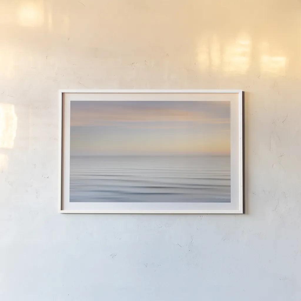 On the Horizon I by Alan Majchrowicz. shown as a paper print in a white frame. Available as a archival giclee rolled canvas, fine art paper, or poster print. SKU 33901i.