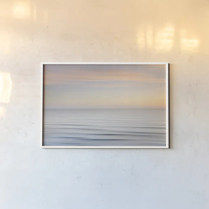 On the Horizon I no Border by Alan Majchrowicz. shown as a paper print in a white frame. Available as a archival giclee rolled canvas, fine art paper, or poster print. SKU 34037i.