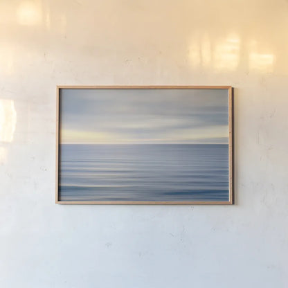 On the Horizon II no Border by Alan Majchrowicz. shown as a paper print in a natural frame. Available as a archival giclee rolled canvas, fine art paper, or poster print. SKU 34038i.