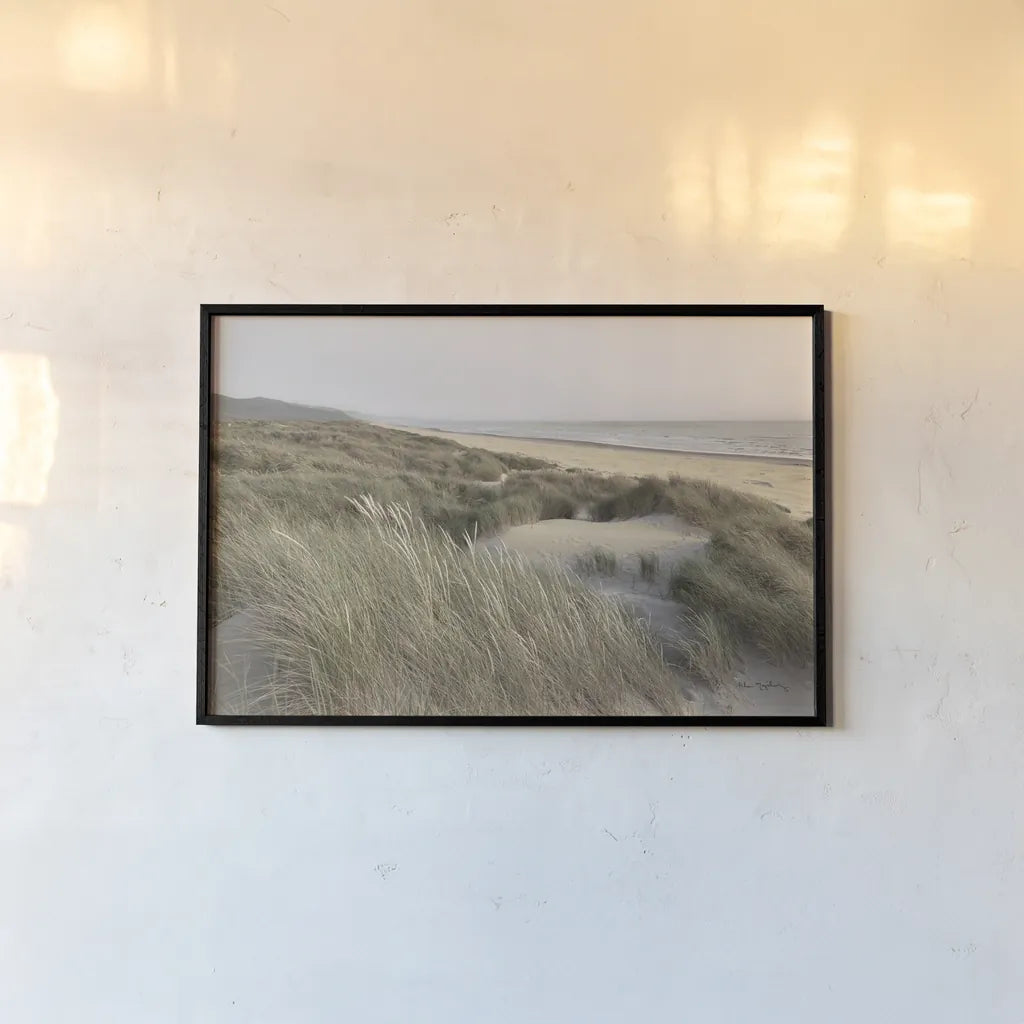 Oregon Dunes by Alan Majchrowicz. shown as a paper print in a black flame. Available as a archival giclee rolled canvas, fine art paper, or poster print. SKU 70365i.