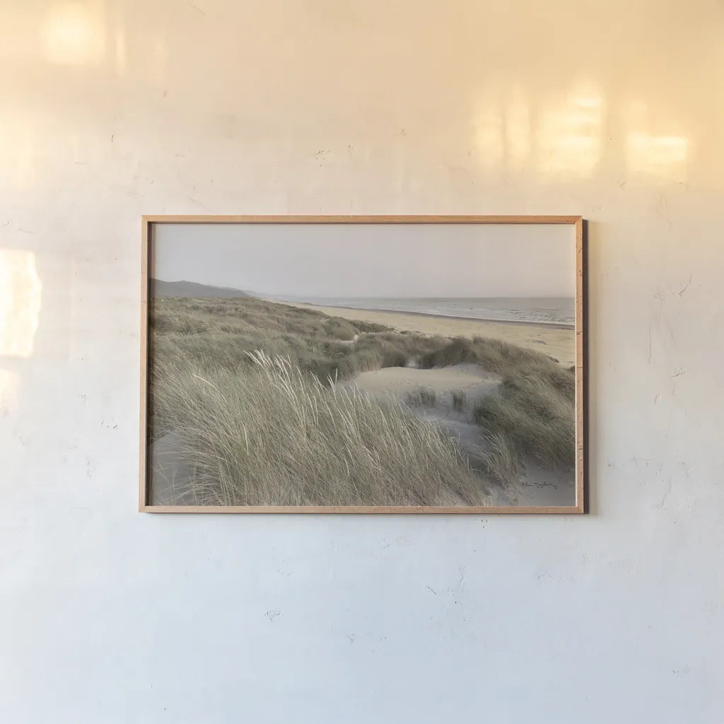 Oregon Dunes by Alan Majchrowicz. shown as a paper print in a natural frame. Available as a archival giclee rolled canvas, fine art paper, or poster print. SKU 70365i.
