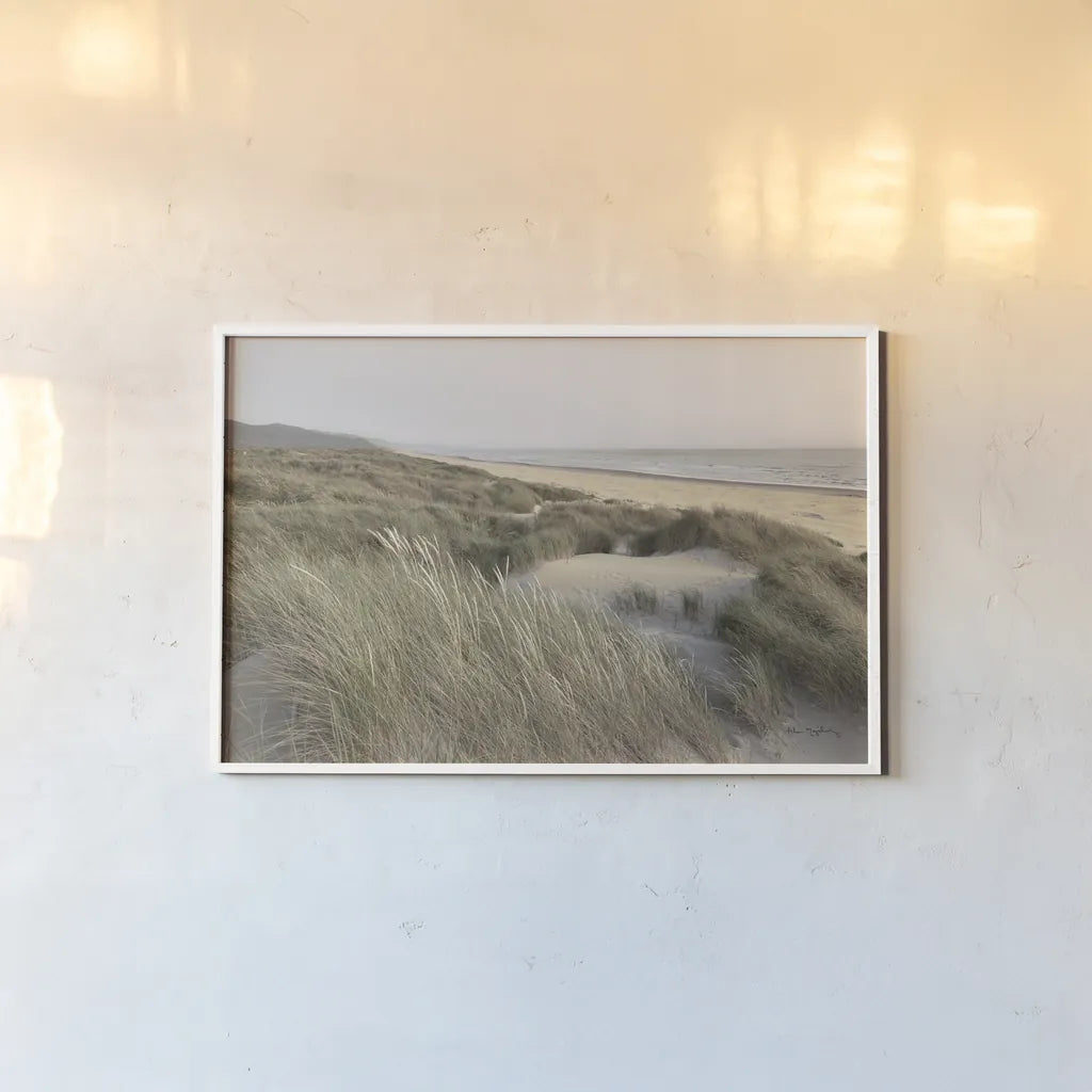 Oregon Dunes by Alan Majchrowicz. shown as a paper print in a white frame. Available as a archival giclee rolled canvas, fine art paper, or poster print. SKU 70365i.