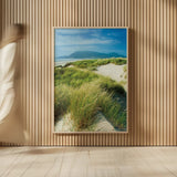 Oregon Dunes Grass by Alan Majchrowicz. shown as over sized large wall art. Available as an archival giclee rolled canvas, fine art paper, or poster print. SKU 53745h.
