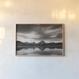 Oxbow Bend by Alan Majchrowicz. shown as a paper print in a natural frame. Available as a archival giclee rolled canvas, fine art paper, or poster print. SKU 64547i.