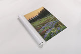 Paradise Wildflower Meadows III by Alan Majchrowicz. shown as a rolled paper print. Available as archival giclee rolled canvas, fine art paper, or poster print. SKU 81532h.