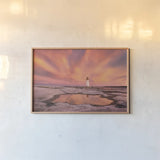 Peggys Cove Nova Scotia by Alan Majchrowicz. shown as a paper print in a natural frame. Available as a archival giclee rolled canvas, fine art paper, or poster print. SKU 47836i.