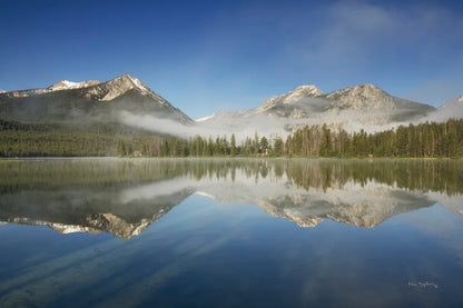 Petit Lake Reflection by Alan Majchrowicz. SKU 28095i. Archival Giclee Fine art print for wall decor.