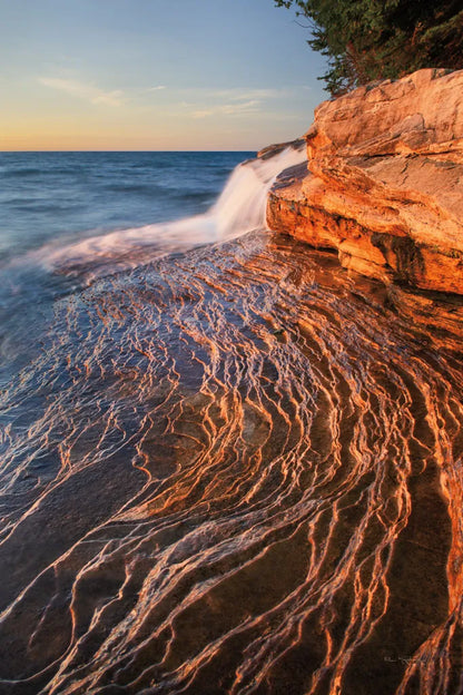 Pictured Rocks Michigan I by Alan Majchrowicz. SKU 50392h. Archival Giclee Fine art print for wall decor.