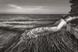 Pictured Rocks Michigan II BW by Alan Majchrowicz. SKU 50394i. Archival Giclee Fine art print for wall decor.