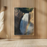 Rainbow Lower Falls by Alan Majchrowicz. shown as over sized large wall art. Available as an archival giclee rolled canvas, fine art paper, or poster print. SKU 80840h.