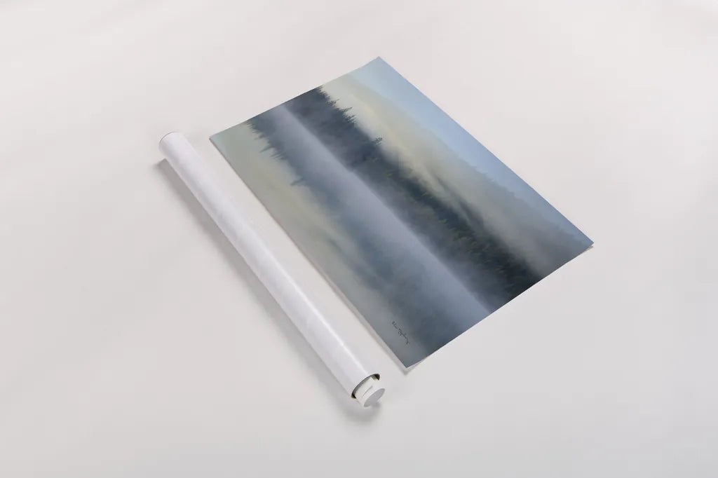 Redfish Lake Idaho by Alan Majchrowicz. shown as a rolled paper print. Available as archival giclee rolled canvas, fine art paper, or poster print. SKU 71679i.