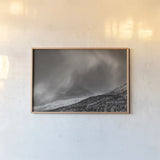 Rising Mist by Alan Majchrowicz. shown as a paper print in a natural frame. Available as a archival giclee rolled canvas, fine art paper, or poster print. SKU 27786i.