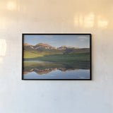 Rocky Mountains Montana by Alan Majchrowicz. shown as a paper print in a black flame. Available as a archival giclee rolled canvas, fine art paper, or poster print. SKU 28086i.
