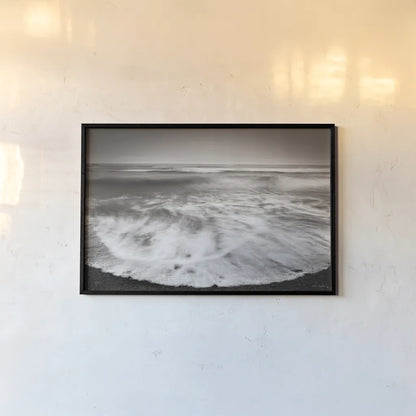 Ruby Beach I by Alan Majchrowicz. shown as a paper print in a black flame. Available as a archival giclee rolled canvas, fine art paper, or poster print. SKU 19548i.