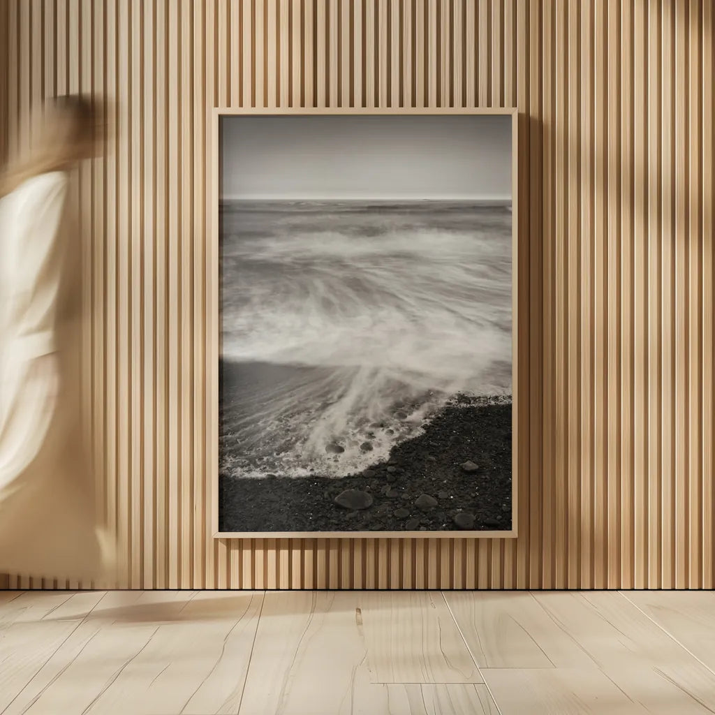 Ruby Beach II by Alan Majchrowicz. shown as over sized large wall art. Available as an archival giclee rolled canvas, fine art paper, or poster print. SKU 19549h.