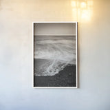 Ruby Beach II by Alan Majchrowicz. shown as a paper print in a white frame. Available as a archival giclee rolled canvas, fine art paper, or poster print. SKU 19549h.