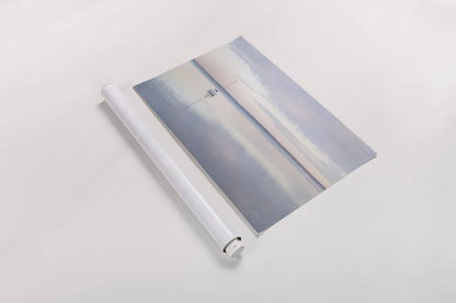 Sailboat in Bellingham Bay I by Alan Majchrowicz. shown as a rolled paper print. Available as archival giclee rolled canvas, fine art paper, or poster print. SKU 61439i.