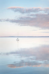 Sailboat in Bellingham Bay II by Alan Majchrowicz. SKU 61440h. Archival Giclee Fine art print for wall decor.