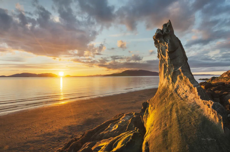 Samish Bay Sunset I by Alan Majchrowicz. SKU 33806i. Archival Giclee Fine art print for wall decor.
