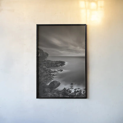 San Juan Island by Alan Majchrowicz. shown as a paper print in a black flame. Available as a archival giclee rolled canvas, fine art paper, or poster print. SKU 88897h.