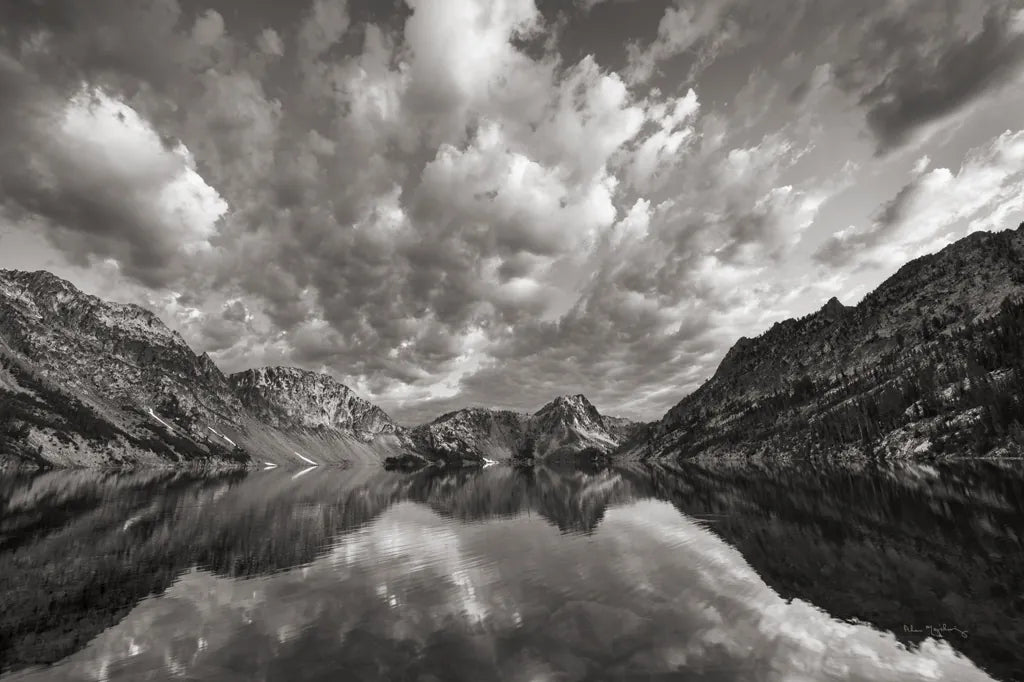 Sawtooth Lake Reflection I by Alan Majchrowicz. SKU 64553i. Archival Giclee Fine art print for wall decor.