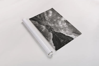 Sawtooth Lake Reflection I by Alan Majchrowicz. shown as a rolled paper print. Available as archival giclee rolled canvas, fine art paper, or poster print. SKU 64553i.