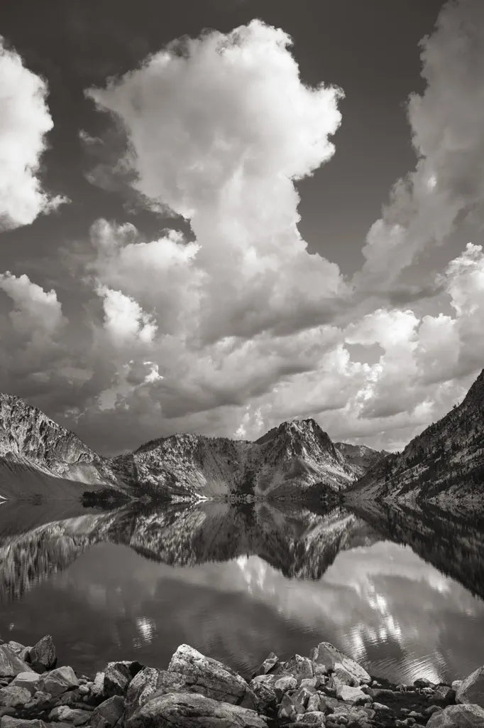 Sawtooth Lake Reflection II by Alan Majchrowicz. SKU 64554h. Archival Giclee Fine art print for wall decor.