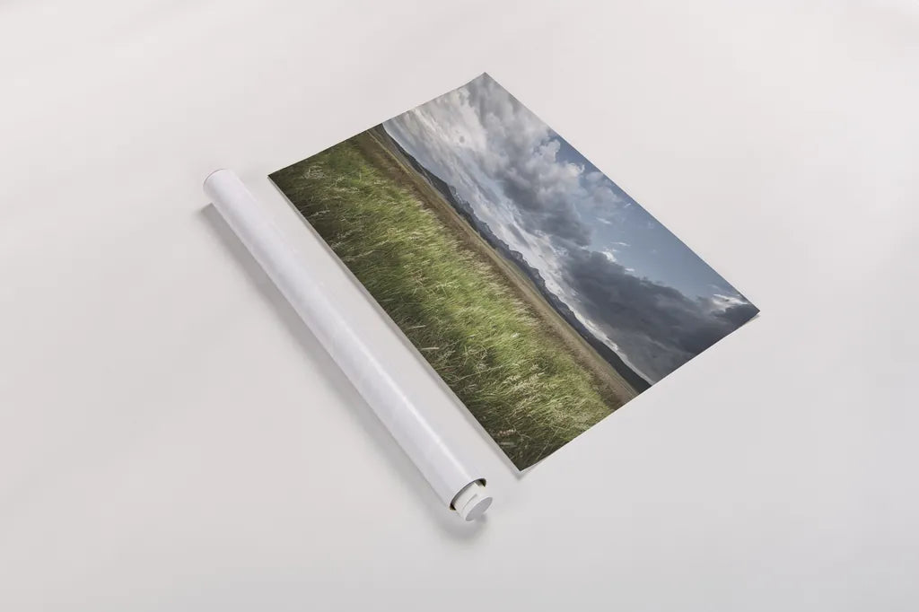 Sawtooth Mountains Idaho by Alan Majchrowicz. shown as a rolled paper print. Available as archival giclee rolled canvas, fine art paper, or poster print. SKU 63235i.