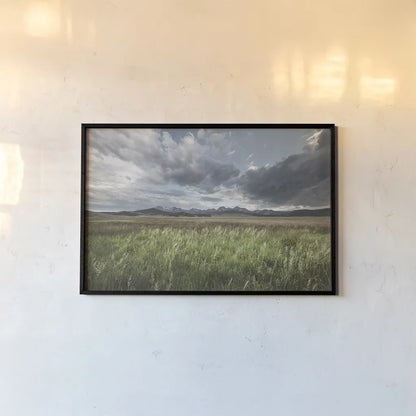 Sawtooth Mountains Idaho by Alan Majchrowicz. shown as a paper print in a black flame. Available as a archival giclee rolled canvas, fine art paper, or poster print. SKU 63235i.