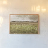 Sawtooth Mountains Idaho II by Alan Majchrowicz. shown as a paper print in a natural frame. Available as a archival giclee rolled canvas, fine art paper, or poster print. SKU 71599i.