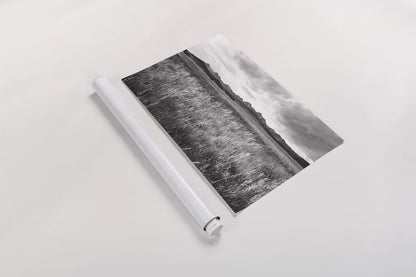 Sawtooth Mountains Idaho II BW by Alan Majchrowicz. shown as a rolled paper print. Available as archival giclee rolled canvas, fine art paper, or poster print. SKU 73660i.