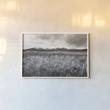 Sawtooth Mountains Idaho II BW by Alan Majchrowicz. shown as a paper print in a white frame. Available as a archival giclee rolled canvas, fine art paper, or poster print. SKU 73660i.